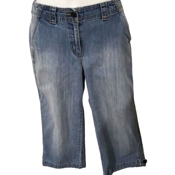 Jeans, Talbots Womens Capri Jeans, Size 2P, Blue. - Picture 1 of 6